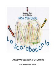 Progetto educativo Lo Scarabocchio a.s. 2011/12 - Comune di Rimini