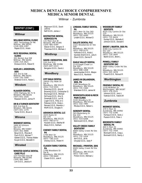 Medica DentalChoice Comprehensive