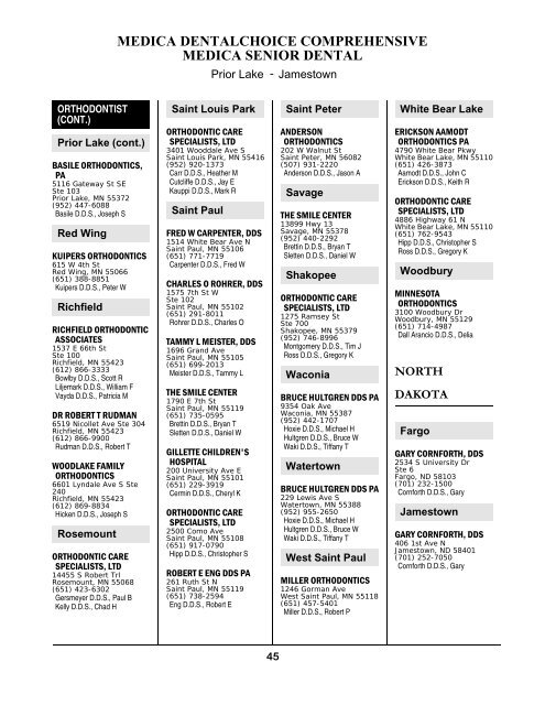 Medica DentalChoice Comprehensive