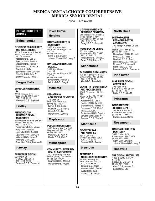 Medica DentalChoice Comprehensive