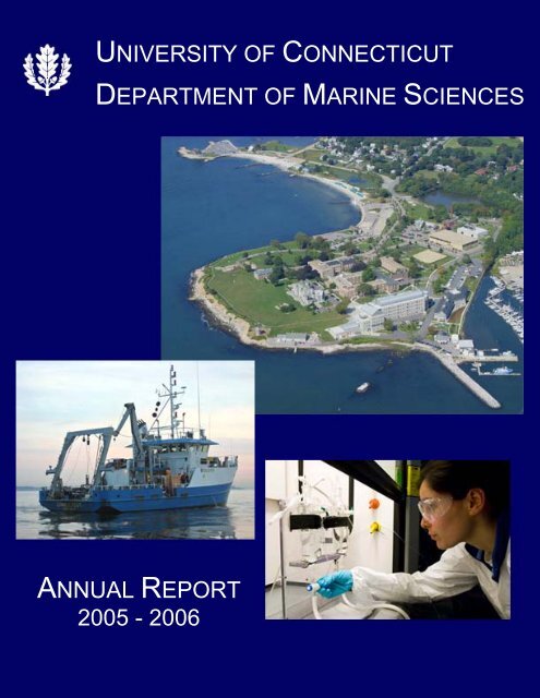UNIVERSITY OF CONNECTICUT DEPARTMENT ... - Marine Sciences