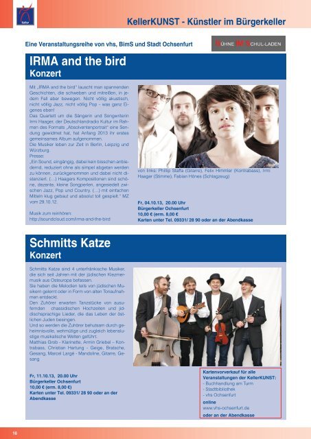 Programmheft 2013/2 - vhs Ochsenfurt