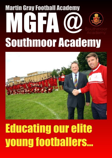 Southmoor Academy Educating our elite young footballers...