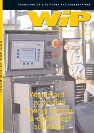 Woodward - providing energy control & optimised solutions