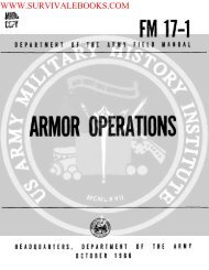 1966 US Army Vietnam War ARMOR ... - Survival Books