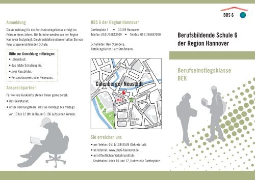 Flyer zur BEK - Berufsbildende Schule 6