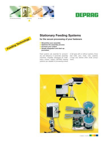 Stationary Feeding Systems - deprag