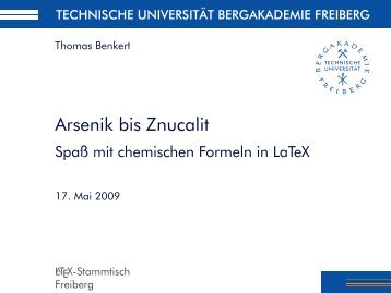 Arsenik bis Znucalit - SpaT1ss mit chemischen Formeln ... - suedraum