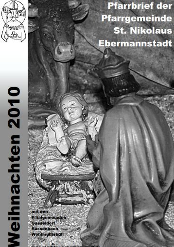Pfarrbrief Weihnachten 2010 - St. Nikolaus