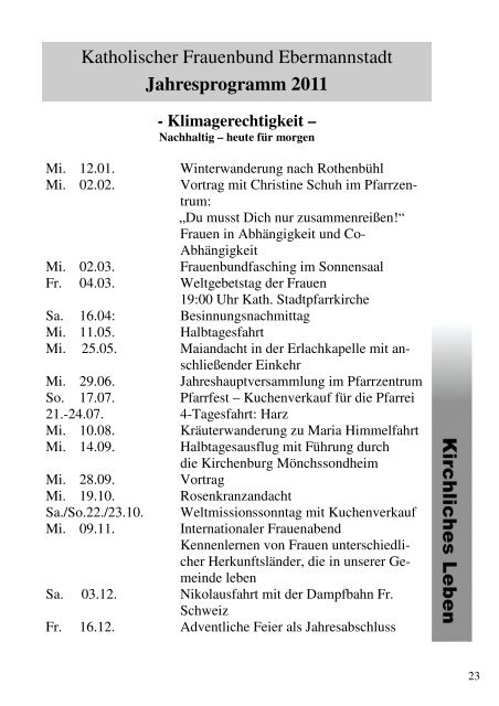 Pfarrbrief Weihnachten 2010 - St. Nikolaus