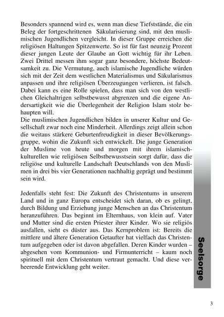 Pfarrbrief Weihnachten 2010 - St. Nikolaus