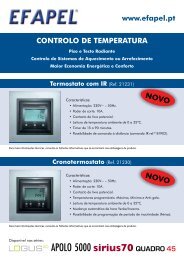 Termostato com IR - Efapel