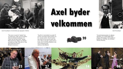 Dansk Filmfotograf Forbunds nye blad Axel - FilmGear