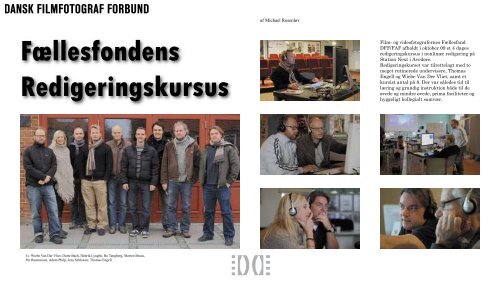 Dansk Filmfotograf Forbunds nye blad Axel - FilmGear