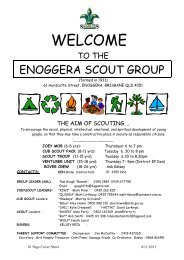 New Family Welcome Kit - Enoggera Scout Group