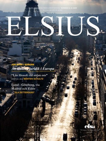 ELSIUS nr 8 - ELSA Sweden