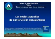 Les rÃ¨gles actuelles de construction parasismique