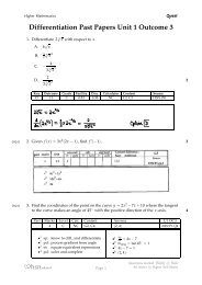 Differentiation Past Papers Unit 1 Outcome 3 - Mathsrevision.com