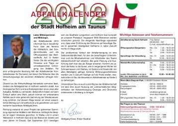 Abfallkalender 2012.pdf - Stadt Hofheim am Taunus