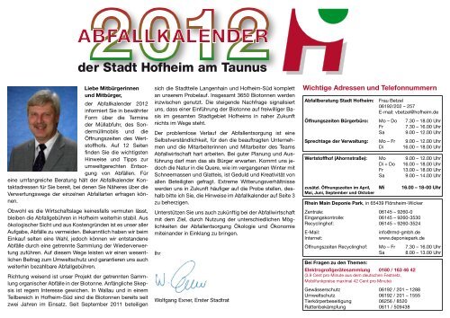 Abfallkalender 2012.pdf - Stadt Hofheim am Taunus