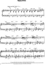 Dave Brubeck â Take Five - Daily Piano Sheets