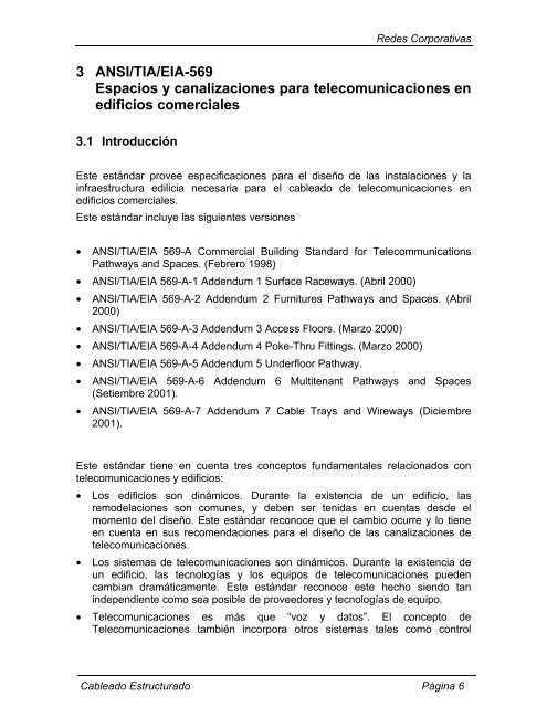 Cableado Estructurado - IngenierÃ­a InformÃ¡tica y de Sistemas