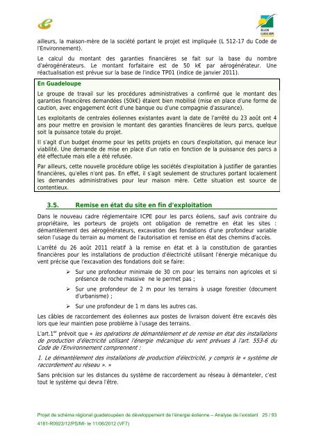 Analyse de l'existant - PrÃ©fecture de rÃ©gion Guadeloupe