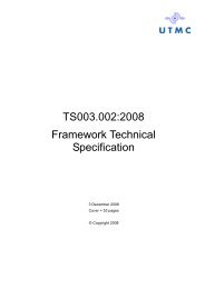 TS003.002:2008 Framework Technical ... - UTMC - UK.COM