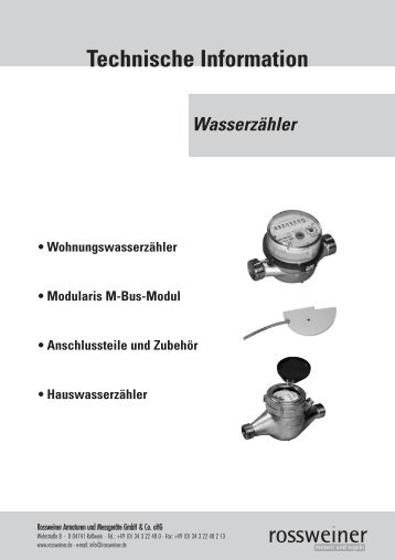 WasserzÃ¤hler - Rossweiner