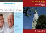 Gemeindebrief Juli-August 2013.pdf - Der Schiefe Turm