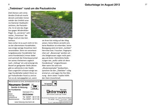 Gemeindebrief Juli-August 2013.pdf - Der Schiefe Turm