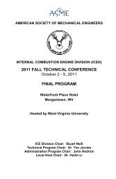 2011 FALL TECHNICAL CONFERENCE October 2 - 5 ... - Events
