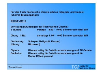 Technische Chemie - TCI @ Uni-Hannover.de