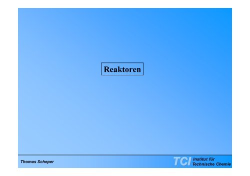 Technische Chemie - TCI @ Uni-Hannover.de