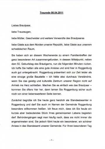 Rede des Standesbeamten als PDF