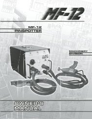 See Owners Manual MF-12 - Duro Dyne