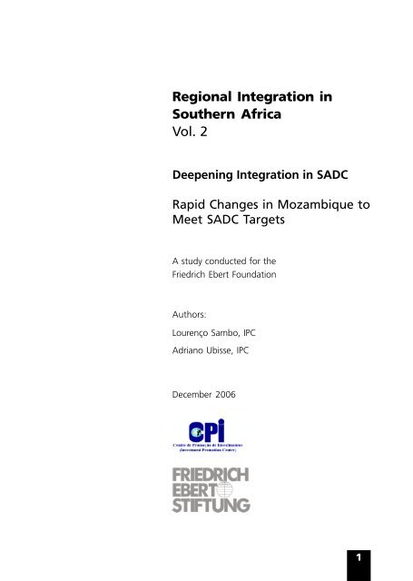 Deepening Integration in SADC - Fes-botswana.org