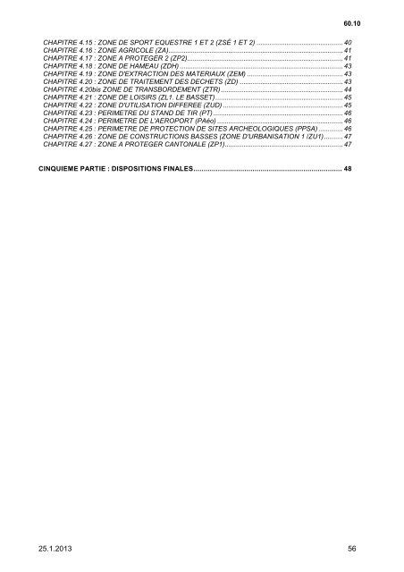 REGLEMENT D'AMENAGEMENT COMMUNAL (RAC) - Ville de La ...