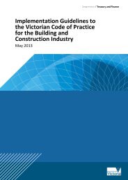 Implementation Guidelines to the Victorian Code of Practice for the ...