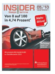 INSiDER - MAGAZIN INSIDER - Kaiserslautern