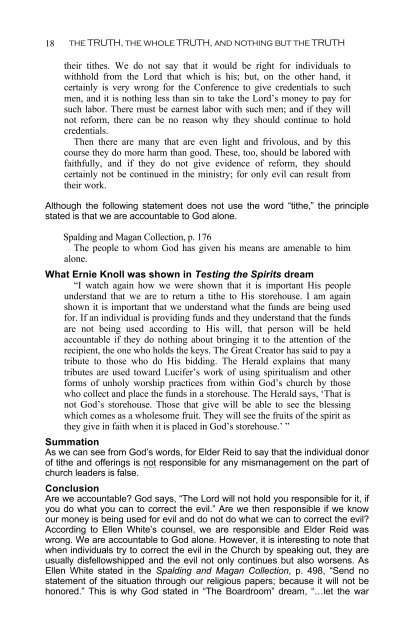 The TRUTH book Volume 1 (PDF) - For My People Ministry