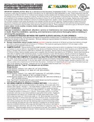 INSTALLATION INSTRUCTIONS FOR DYNAMIC CURTAIN ... - Ventex