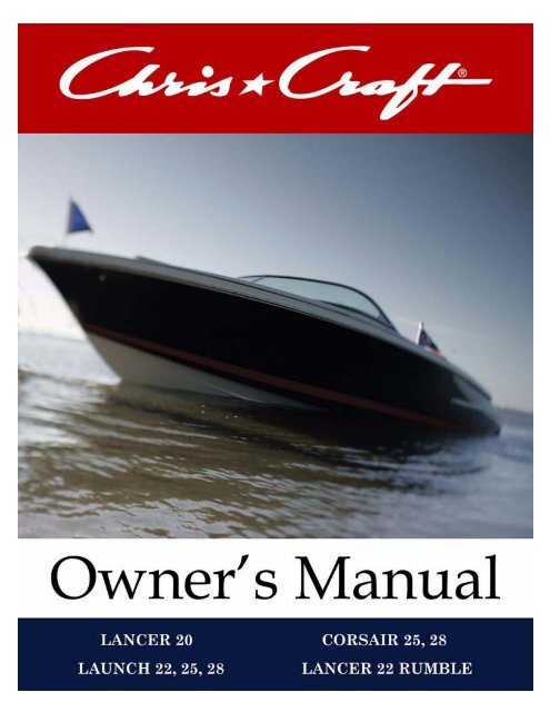 Runabout Owner's Manual - Chris Craft
