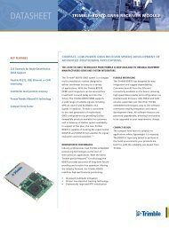 Trimble BD970 Datasheet - Transitiva.com