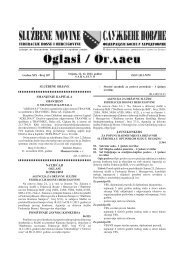 broj 107 - JP NIO SluÅ¾beni list Bosne i Hercegovine