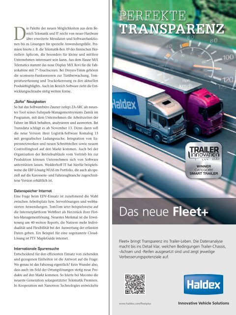 ePaper - NFM Verlag Nutzfahrzeuge Management