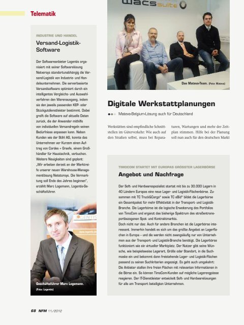 ePaper - NFM Verlag Nutzfahrzeuge Management