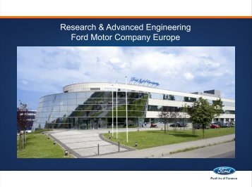 Research & Advanced Engineering Ford Motor Company ... - EOQ