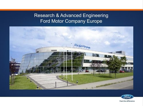 Research & Advanced Engineering Ford Motor Company ... - EOQ