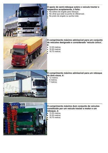 Transporte de Mercadorias - Imtt